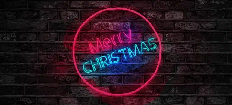merry Christmas lamp