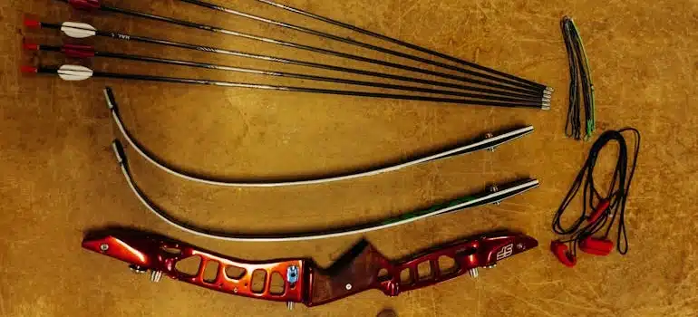 Unassemble recurve bow before you pack and move hunting gear