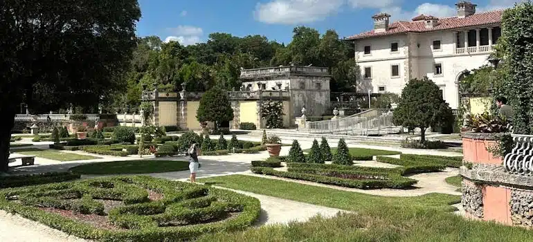 Vizcaya Museum's scenic gardens in Miami.