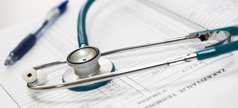close up photo of a stethoscope