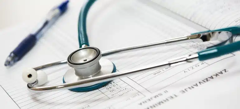 close up photo of a stethoscope