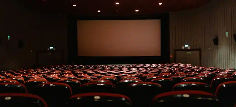 an empty cinema 