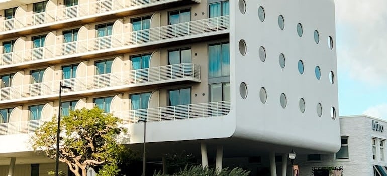 A residential condomnium in Miami