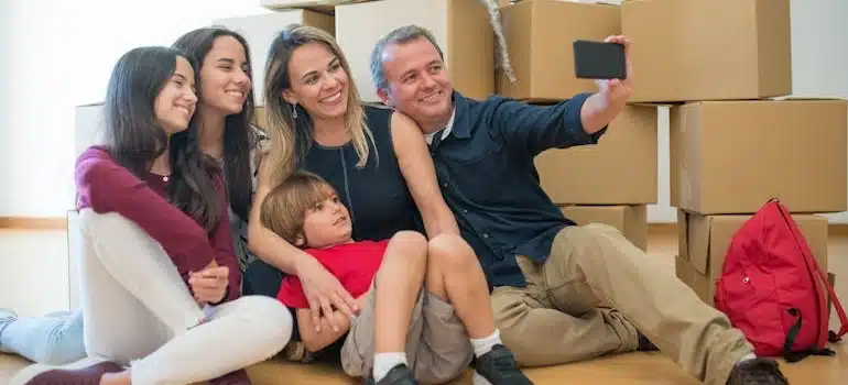 A family taking a selfie knows is Miami safe